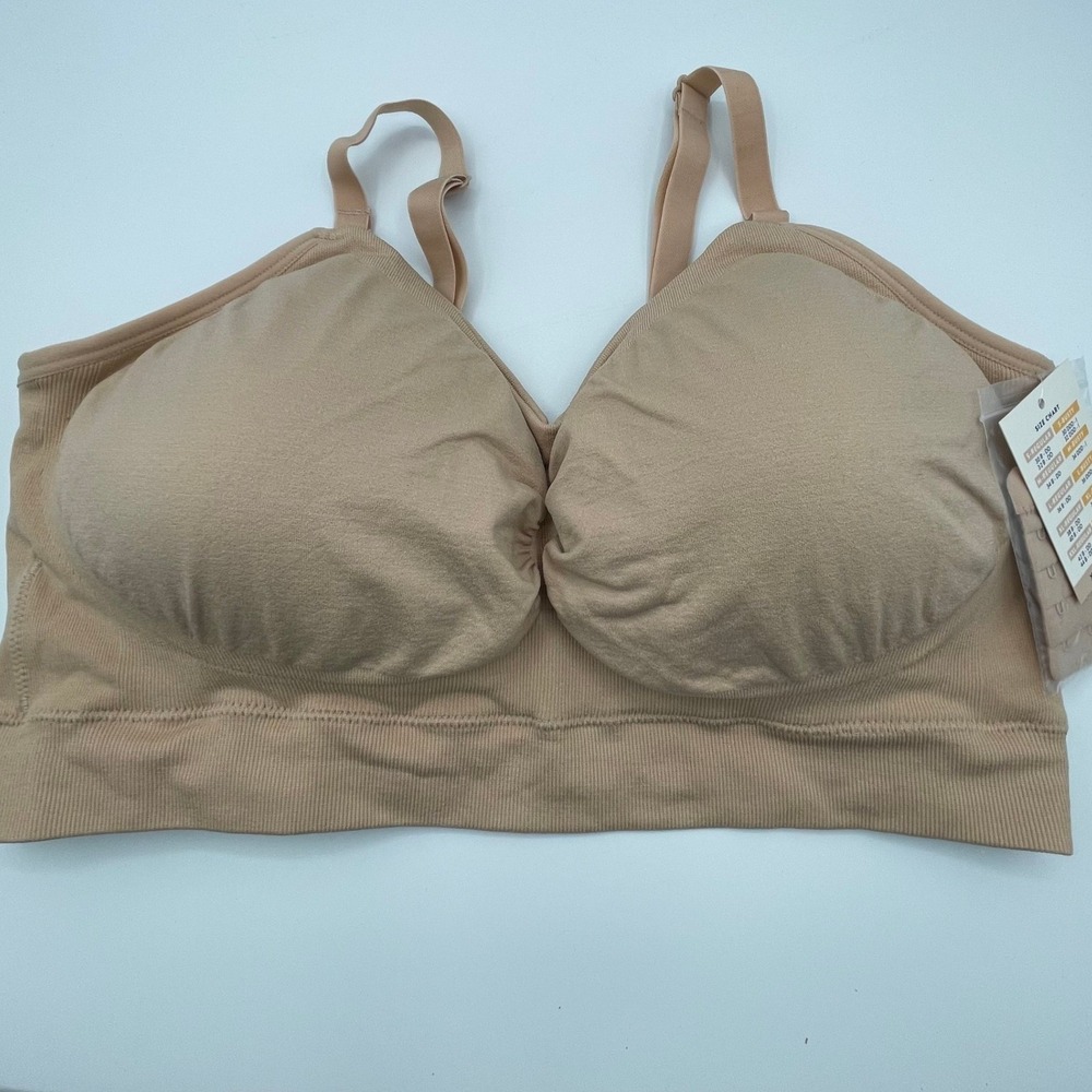 Kindred Bravely Sublime Hands-Free Pumping Nursing Bra Nude XXL-Regular NEW